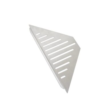 Design hjørnehylle N°3 for dusj 1mm, børstet stål