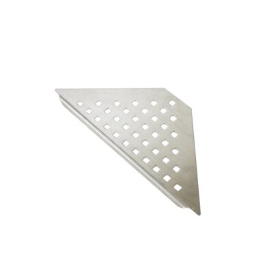 Design hjørnehylle N°7 for dusj 1mm, børstet stål