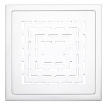 Design slukrist N°19 20x20 hvit matt stål