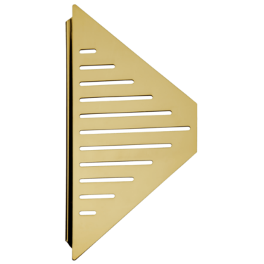 Design hjørnehylle N°13 for dusj, 1mm messing