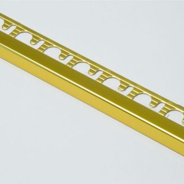 Projolly firkant Symetriclist gull blank alu 10 mm